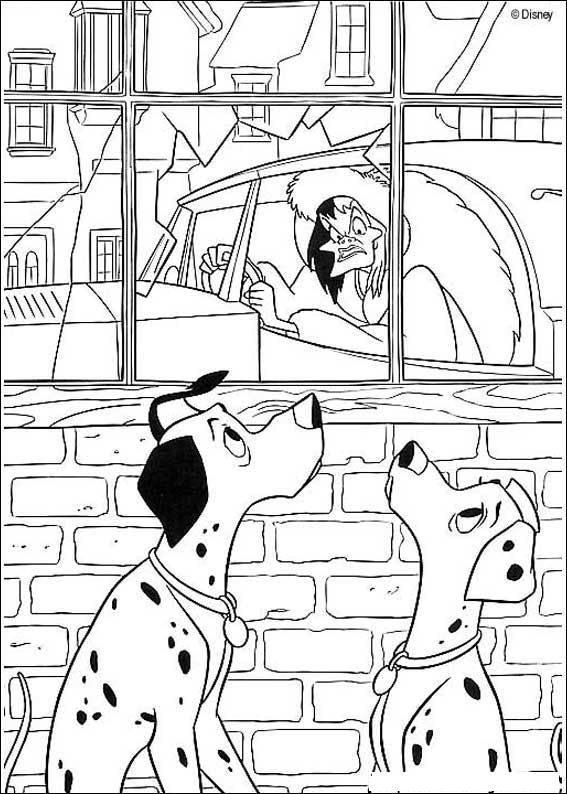 Plansa de colorat cu 102 Dalmatieni 107 10
